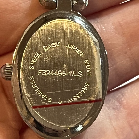 Silver Quartz Rhinestone Watch - Picture 9 of 10